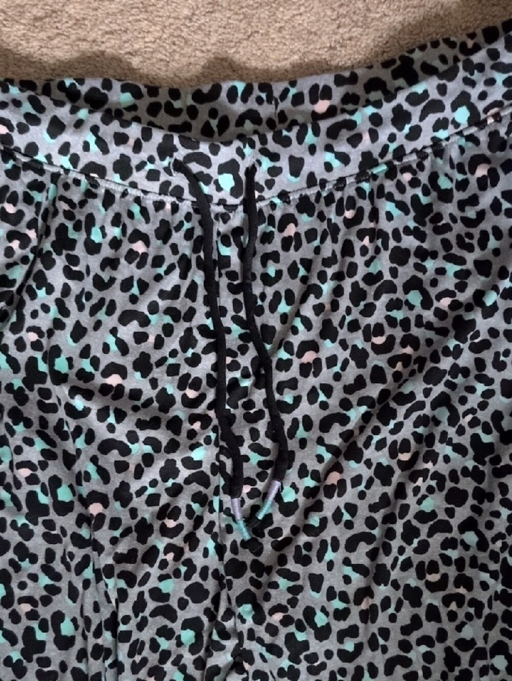 Cuddl Duds Capri Loung Pajama Set Large - Picture 3 of 4